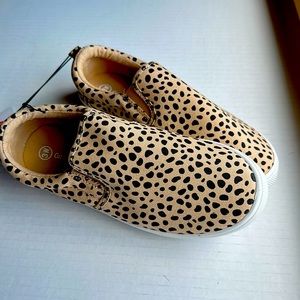 Cat and jack girls animal print slip ons